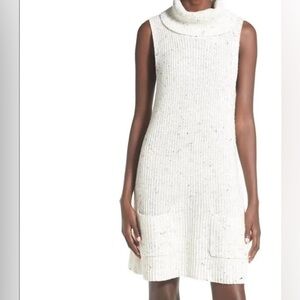 Leith Sleeveless Turtleneck Sweater Dress size S